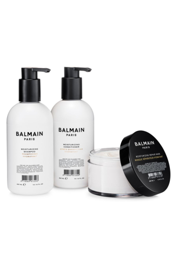 Набор по уходу за волосами Balmain Moisturizing Care Set (шампунь, 300 мл + кондиционер, 300 мл + маска, 200 мл)