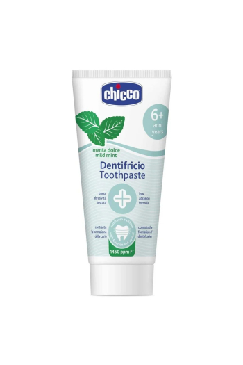 Chicco Dentifricio Toothpaste Menta Dolce Зубная паста "Сладкая мята" с фтором 50 мл