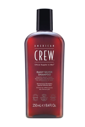 Шампунь для мужчин для седых волос American Crew Silver Shampoo 250 ml