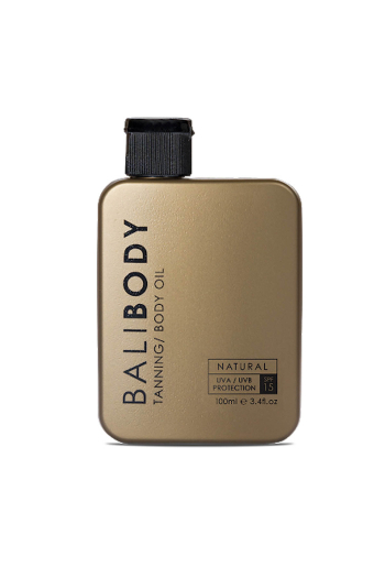 BALIBODY Natural Tanning and Body Oil SPF15 - Універсальне масло для засмаги з кокосом SPF15