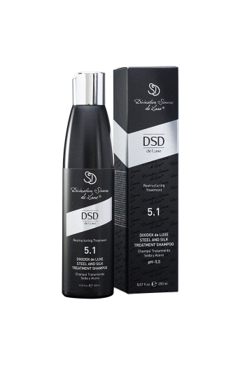 Восстанавливающий шампунь DSD Dixidox DeLuxe Steel and Silk Treatment Shampoo 5.1 200 мл