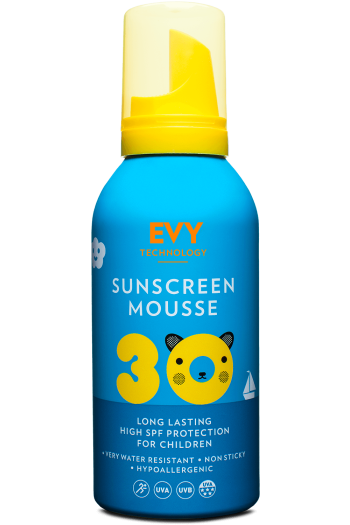 EVY Солнцезащитный мусс для малышей и детей EVY Technology Sunscreen Mousse Kids SPF 30, 150 мл