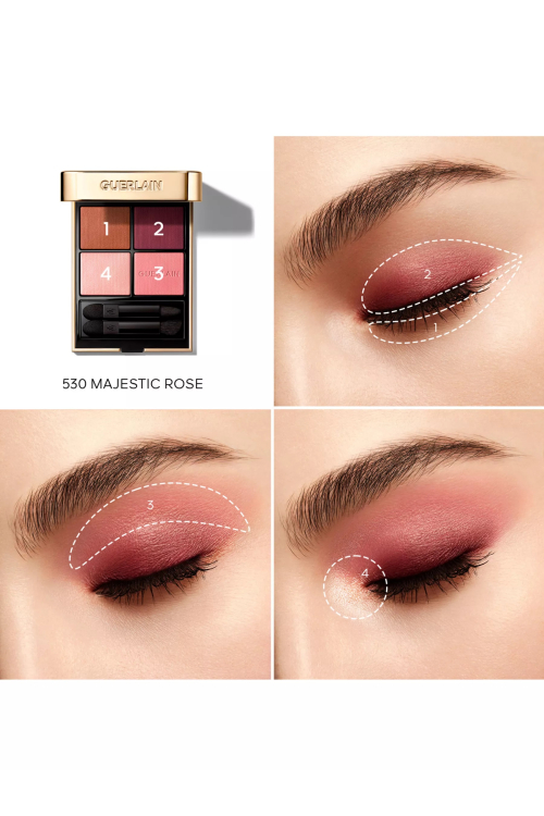 GUERLAIN Палтра тіней Ombres G у відтінку: 530 Majestic Rose