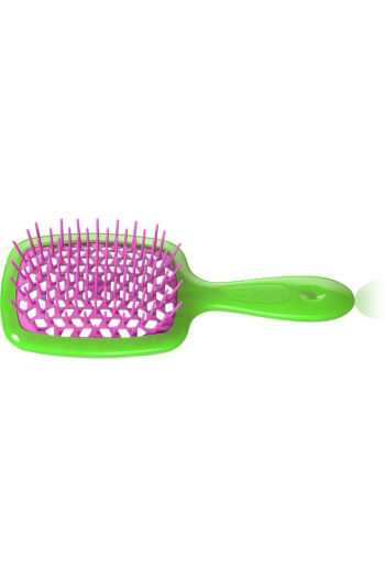 Щетка мини JANEKE SUPERBRUSH SMALL в оттенке: Салатовый с малиновым