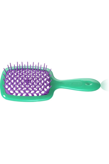 Щетка мини JANEKE SUPERBRUSH SMALL в оттенке: Зеленая с Фуксией