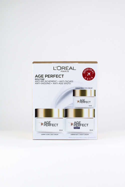 Набор для увлажнения кожи L'Oreal Paris Age Perfect Golden Age Routine 3 Piece Set (Day Cream 50ml, Night Cream 50ml, Eye Cream 15ml)