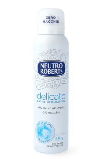 Дезодорант-антиперспирант для чувствительной кожи Neutro Roberts Deo Spray Delicato 150мл