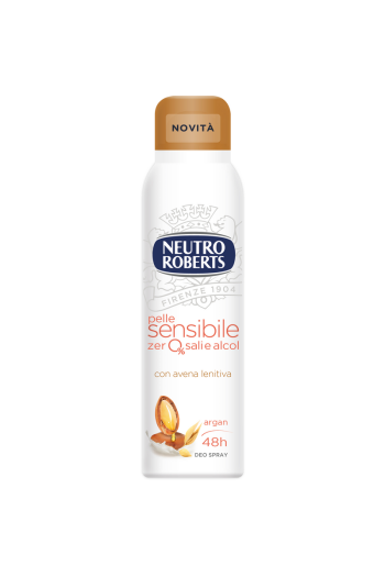 ДЕЗОДОРАНТ ДЛЯ ТЕЛА СПРЕЙ NEUTRO ROBERTS DEO SENSIBILE ARGAN 150 МЛ