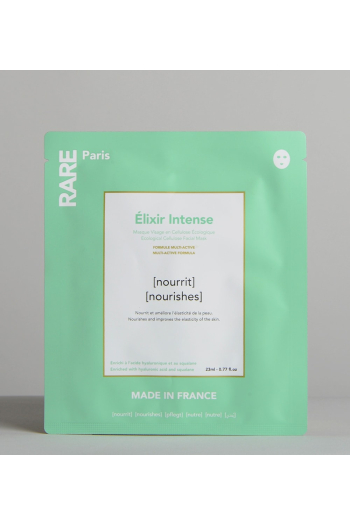 Питательная маска для лица RARE Paris Elixir Intence с гиалуроновой кислотой и скваланом