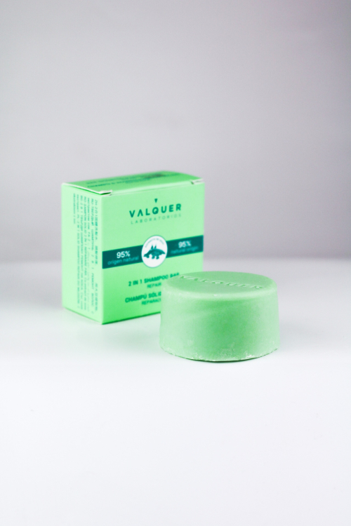 VALQUER Твердий шампунь-кондиціонер 70г(сухе волосся) 2 IN 1 SHAMPOO BAR HAIR REPAIR 70г