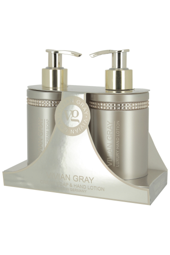 Набор Крем-мыло и лосьон для рук VIVIAN GRAY Brown Crystal (2x250 ml)