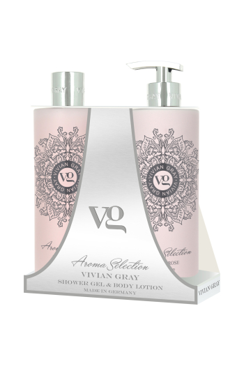 Набір Гель для душу & Лосьйон для тіла Лотос і троянда VIVIAN GRAY 2х500 ml